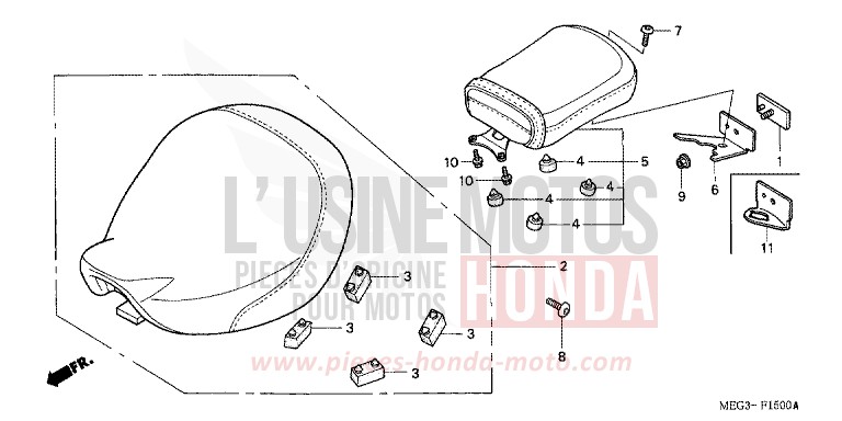 SITZ von Shadow Aero CANDY BLAZE ORANGE (YR196BB) von 2006